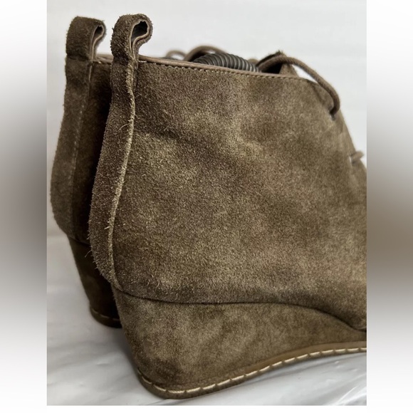 FRANCO SARTO WOMEN'S ANNABELLE ANKLE BOOTS Sz 7.5 Mushroom Suede VGUC - Picture 5 of 10
